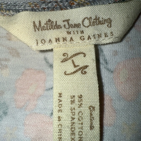 Matilda Jane Floral Dress with Green Accents size L - Picture 9 of 9